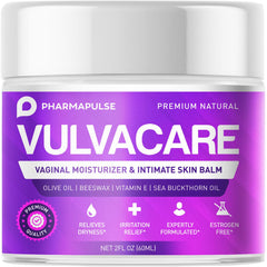 Pharmapulse Vaginal Moisturizer bottle close-up for intimate area hydration.