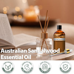 PHATOIL aceite de sándalo australiano para baño de pies relajante.