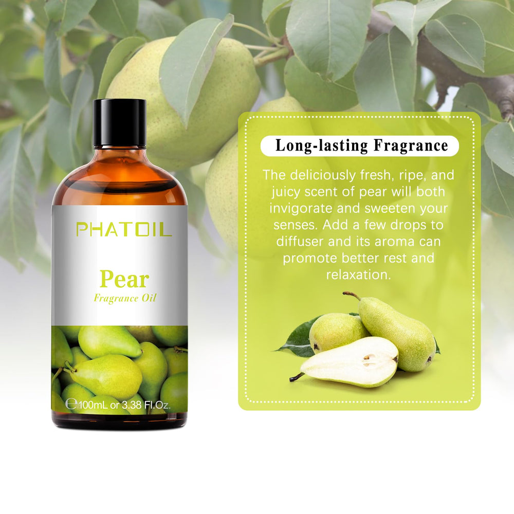 PHATOIL Aceite Pera - perfecto para difusores y ambientar el hogar.