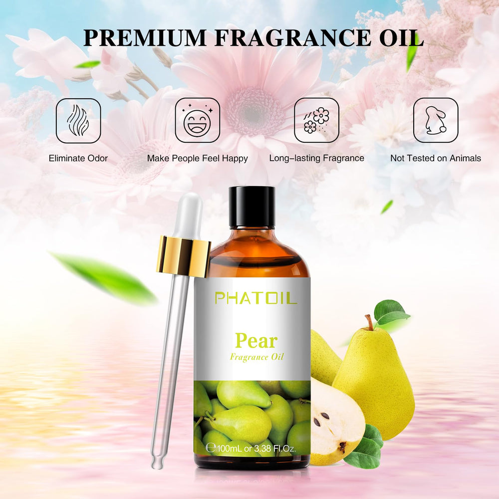 PHATOIL Aceite Pera - recubrimiento UV para proteger la fragancia.