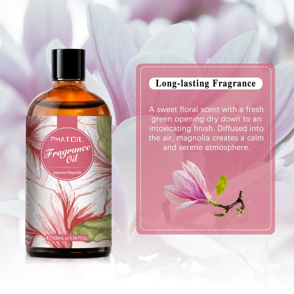 PHATOIL Magnolia Japonesa: aroma ideal para aromaterapia en el hogar.