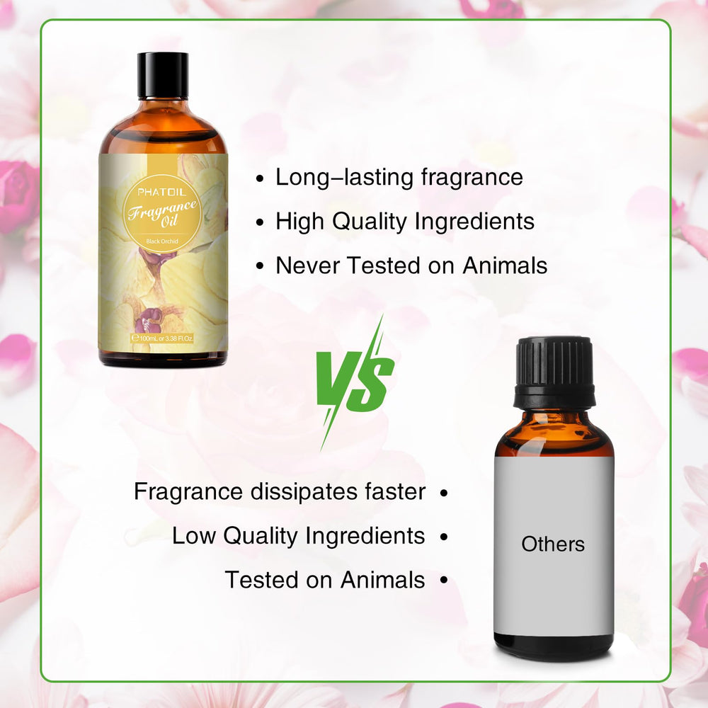 PHATOIL Black Orchid jabones caseros con fragancia envolvente.