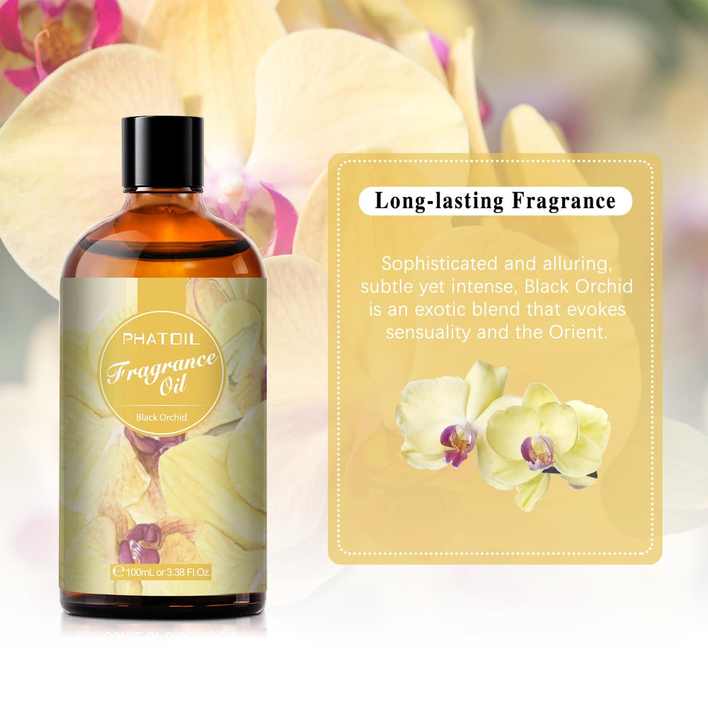 PHATOIL Black Orchid sales de baño para relajación aromática.