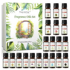 PHATOIL Coconut 20 Pcs Fragrance Oil Set pack shown for gifting and home scenting.