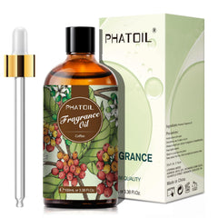 PHATOIL coffee fragrance oil dropper enables precise, mess-free application.