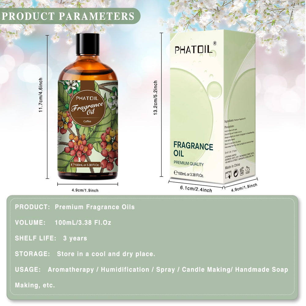 PHATOIL coffee fragrance oil for soap making enriches handmade soaps.
