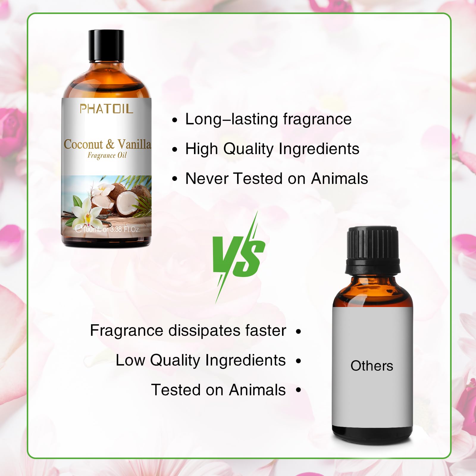 PHATOIL diffuser-friendly oil for relaxing aromatherapy sessions.