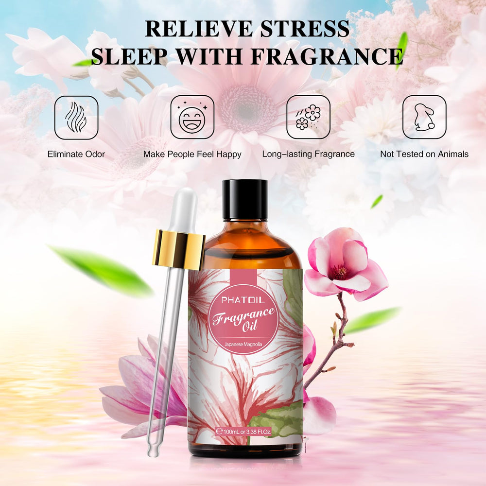 PHATOIL Magnolia Japonesa: uso DIY para jabones y velas con aroma suave.