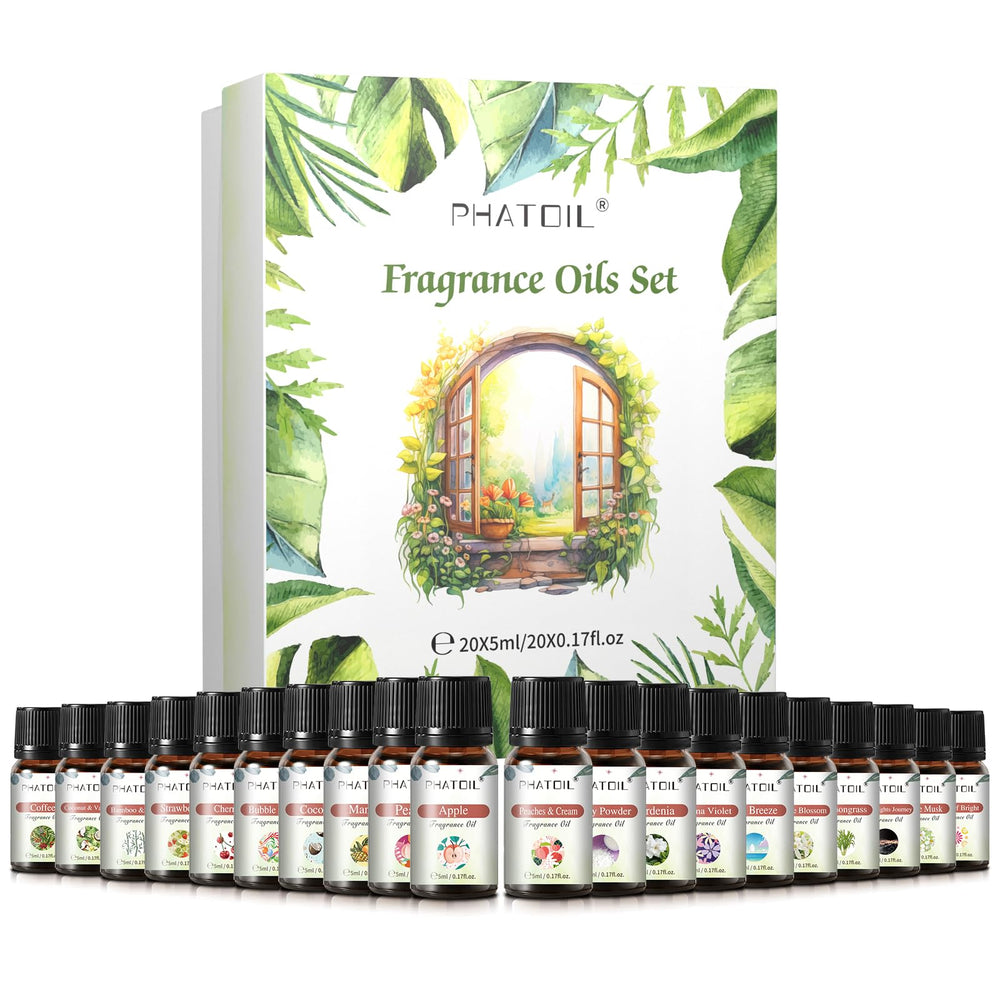 PHATOIL festival packaging fragrance oil set, ideal as a gift.