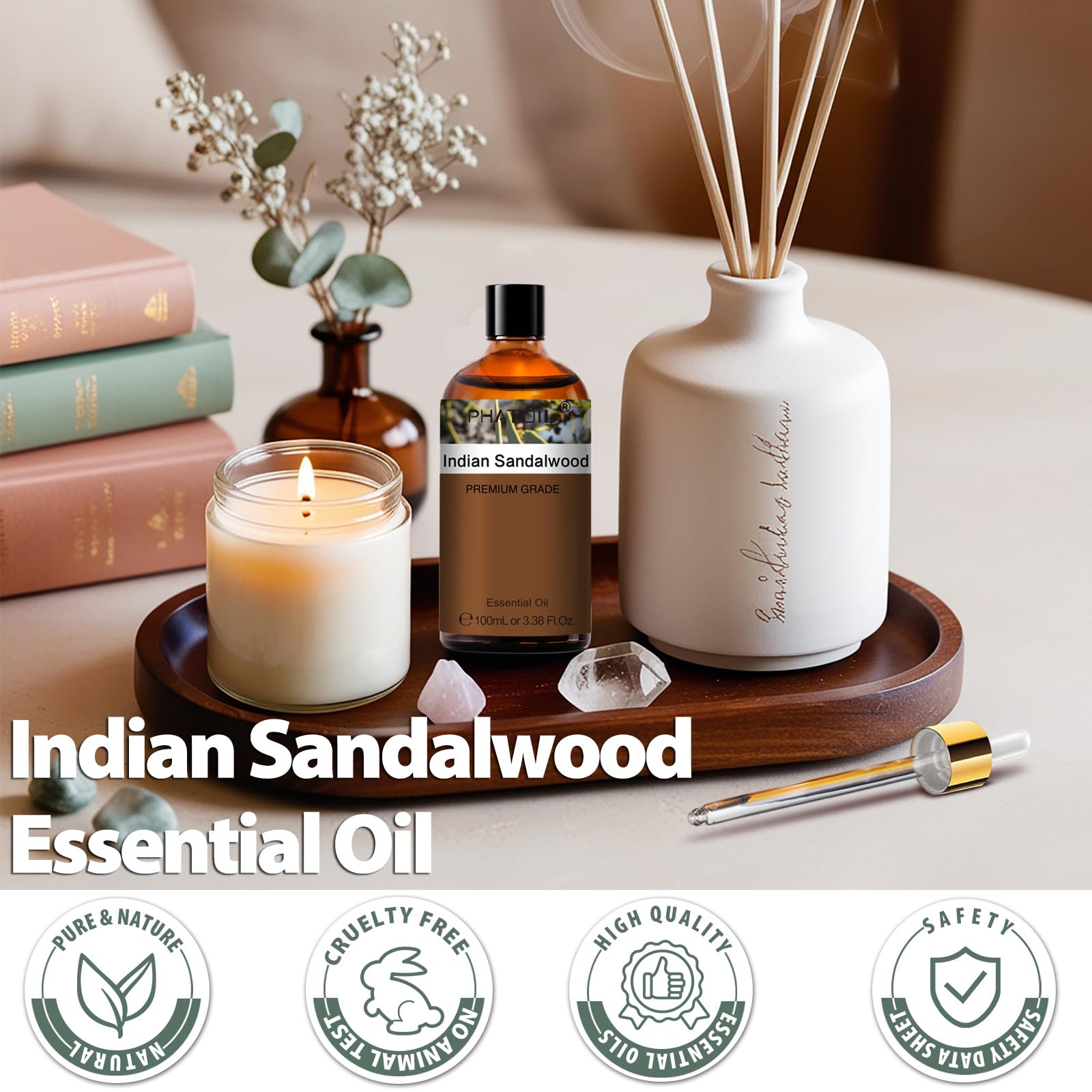 PHATOIL sandalwood oil candle making and DIY crafts