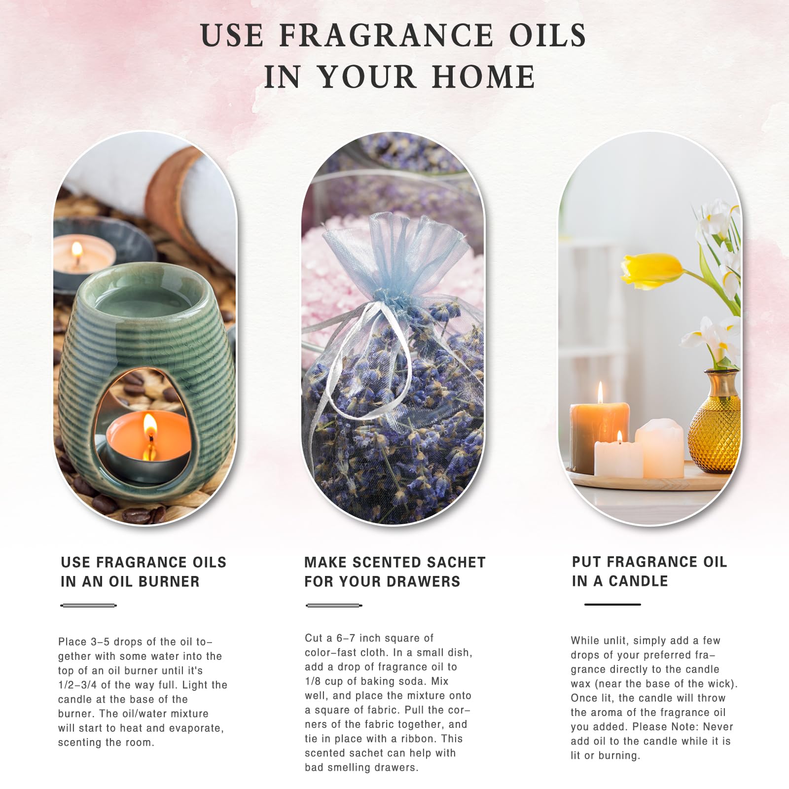 PHATOIL aroma with long-lasting scent for all-day ambiance.