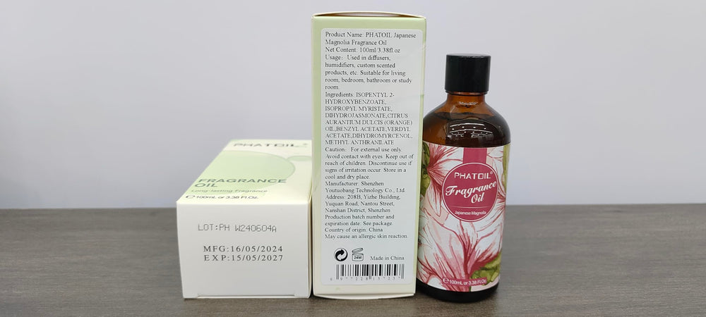 PHATOIL Magnolia Japonesa: regalo ideal para amantes del DIY y aromaterapia.