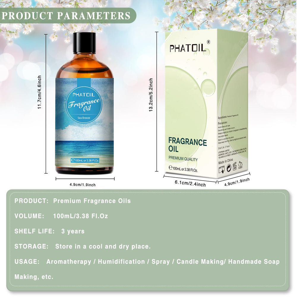 PHATOIL Sea Breeze in diffuser delivering a fresh coastal scent
