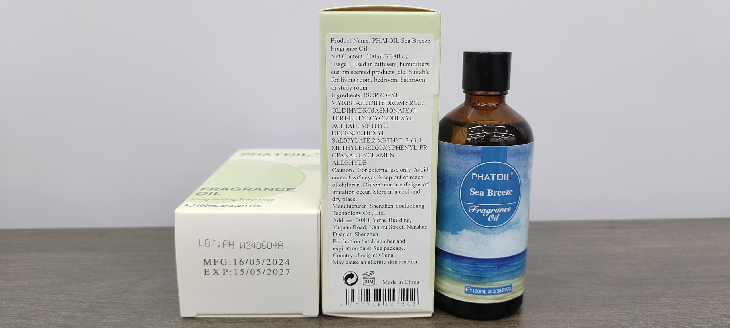 PHATOIL Sea Breeze oil for eco-friendly cleaning and care