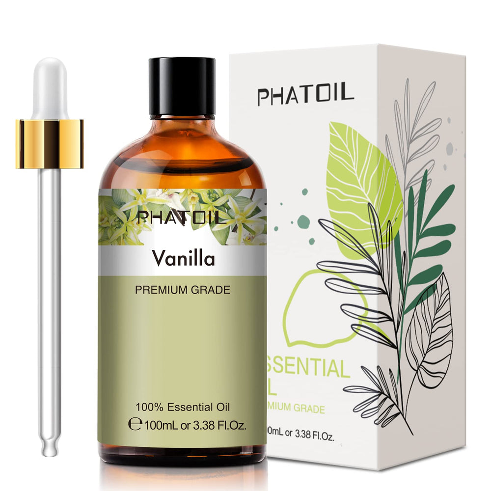 PHATOIL Vanilla aroma in diffuser during relaxing aromatherapy sessions.