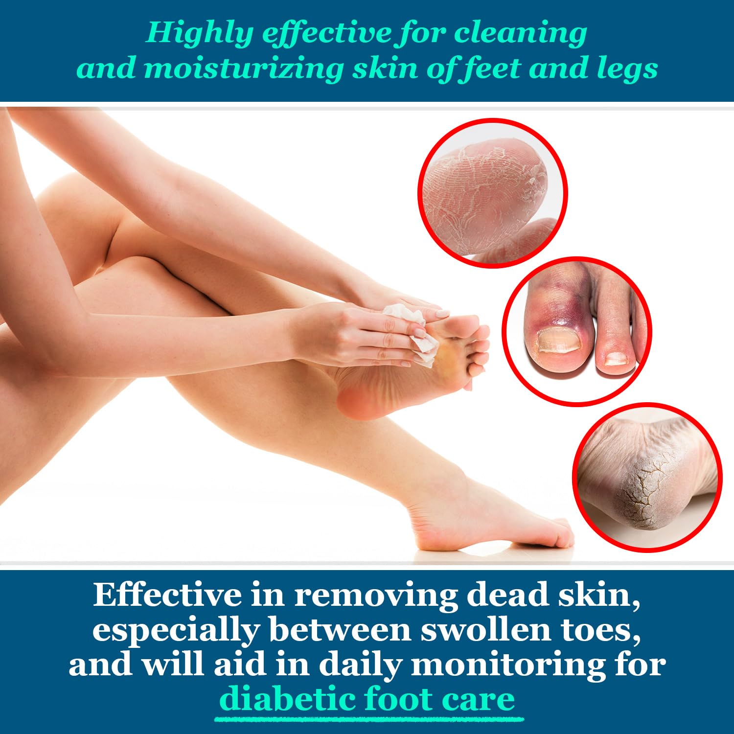 pHeet Foot Wipes hydrated feet and refreshed skin