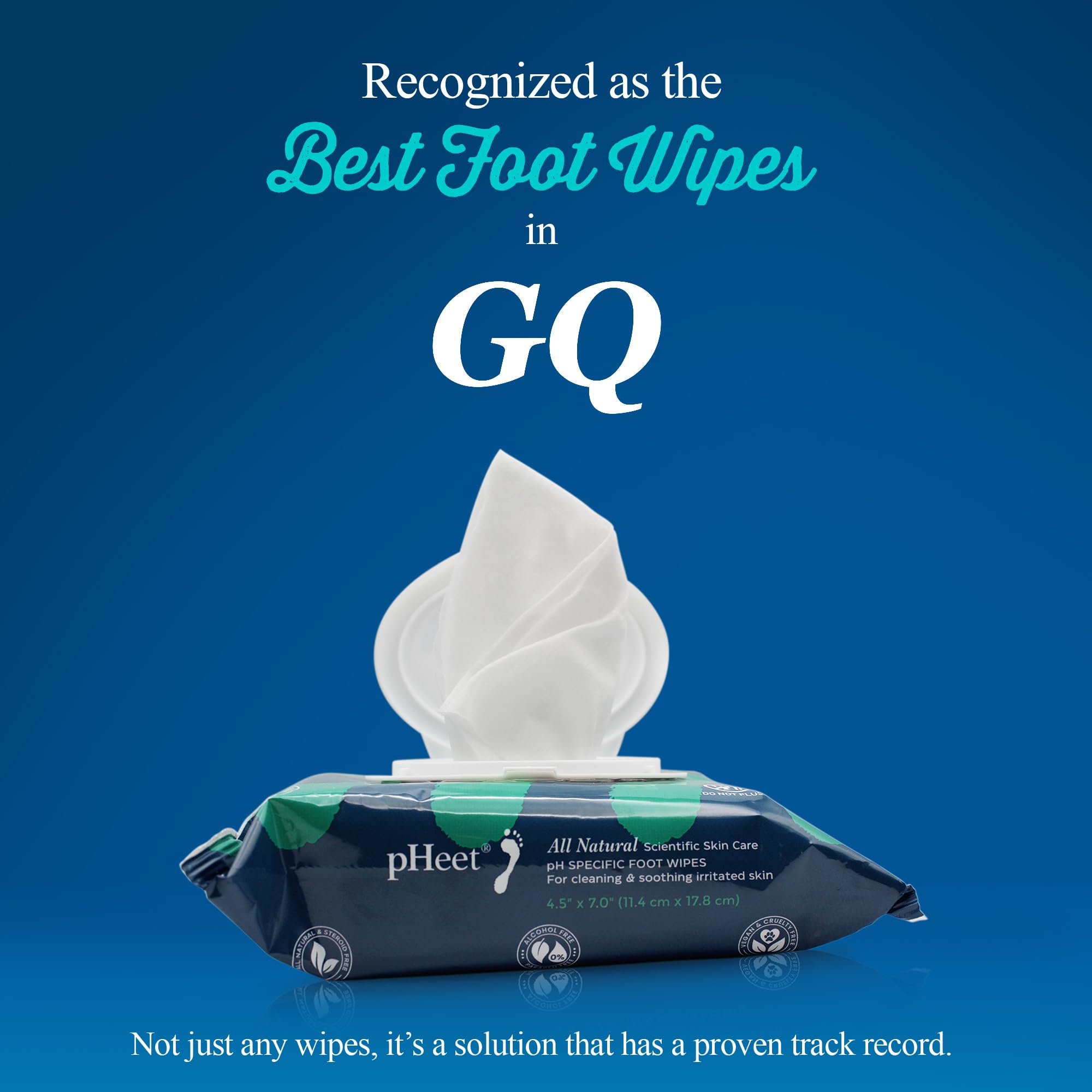 pHeet Foot Wipes on-the-go use for daily refresh