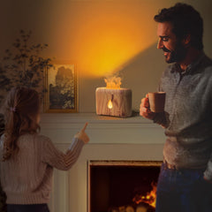 Phimuezl flame diffuser LED flame effect enhances mood and aesthetics
