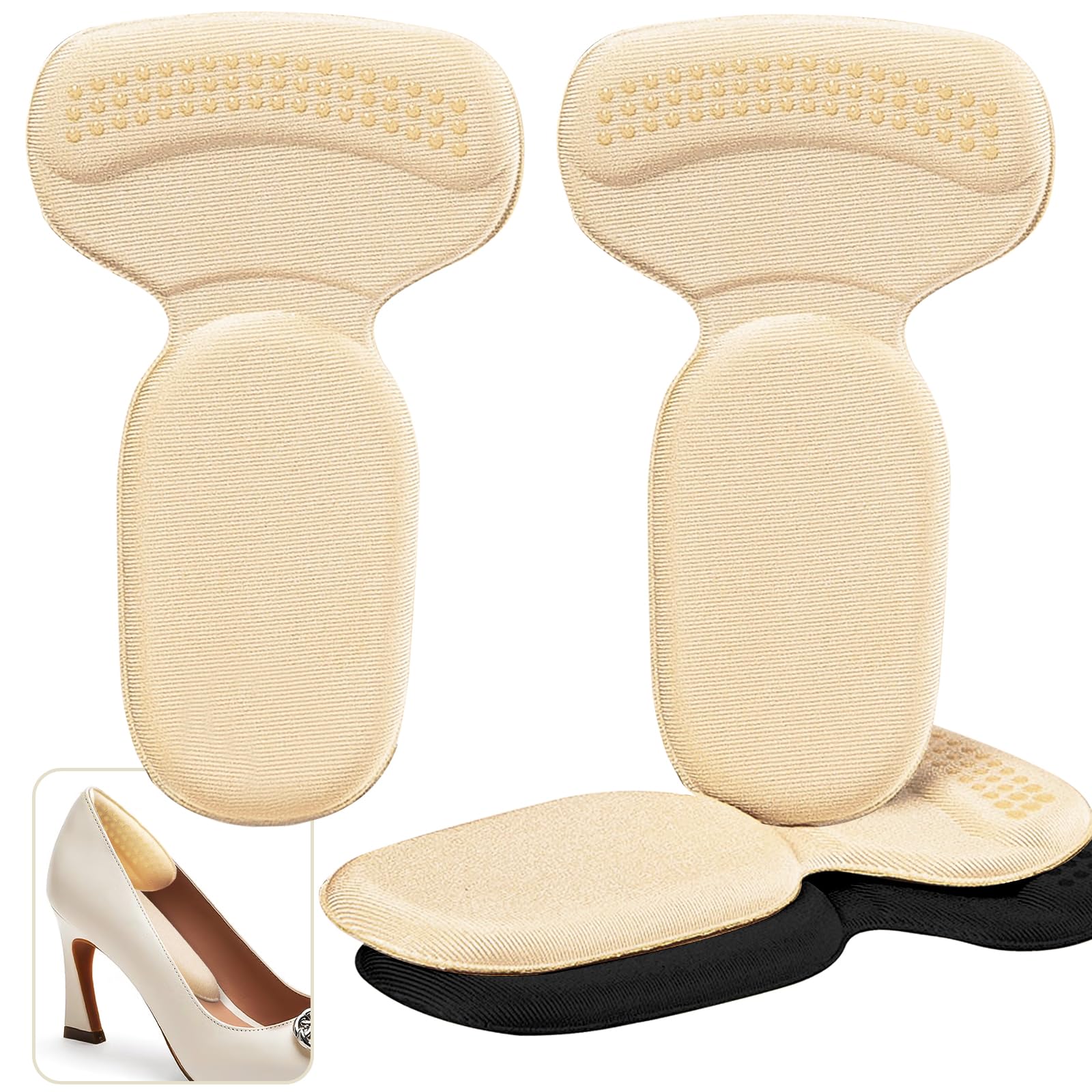 PHIXBEAR heel pad inside shoe provides secure fit and all-day comfort.
