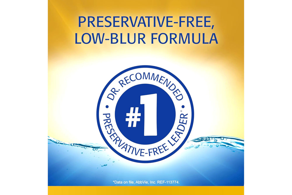 Phixnozar Refresh Optive Mega-3 eye drops two-pack packaging for on-the-go relief.
