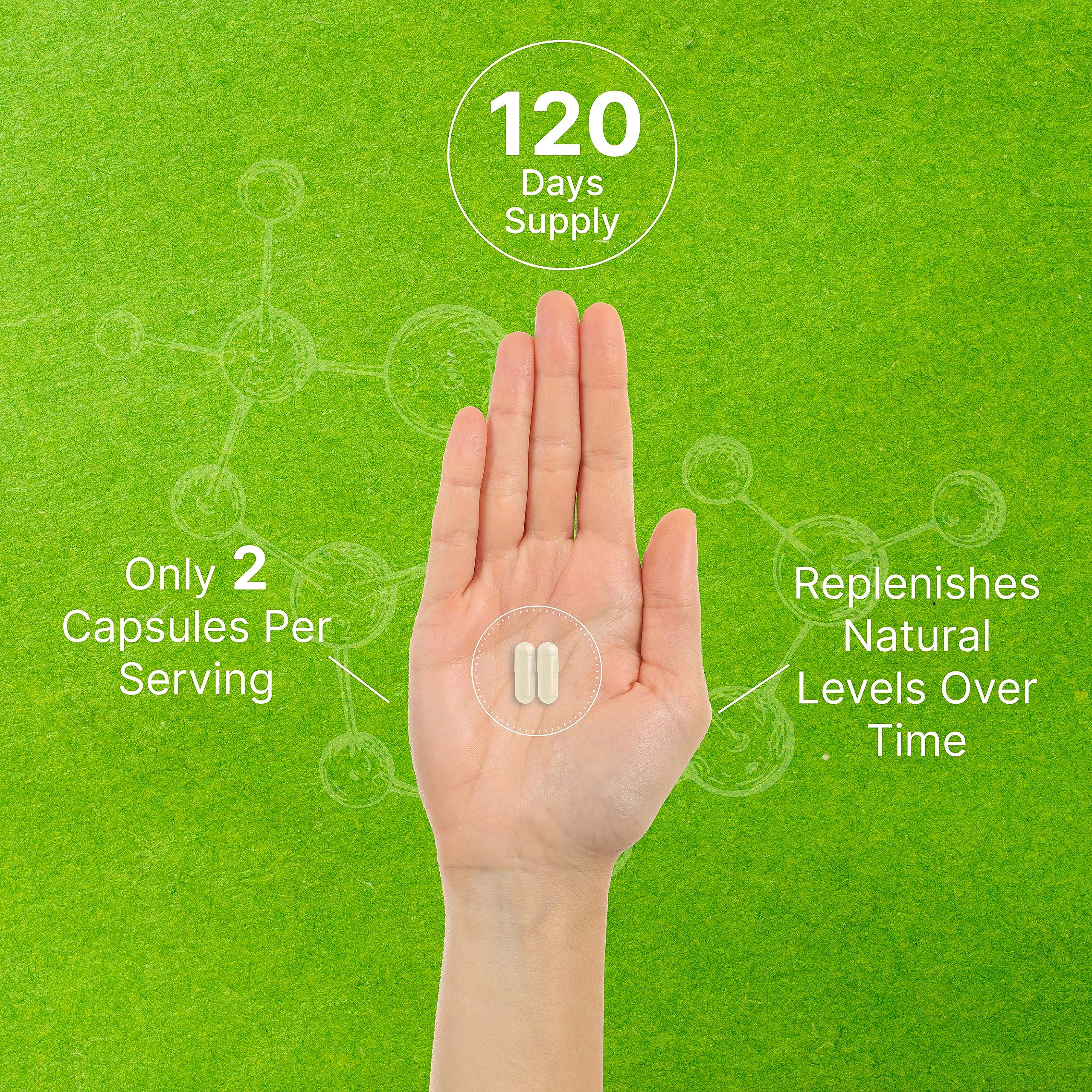 Phosphatidylserine supplement back label highlighting allergen-free formula