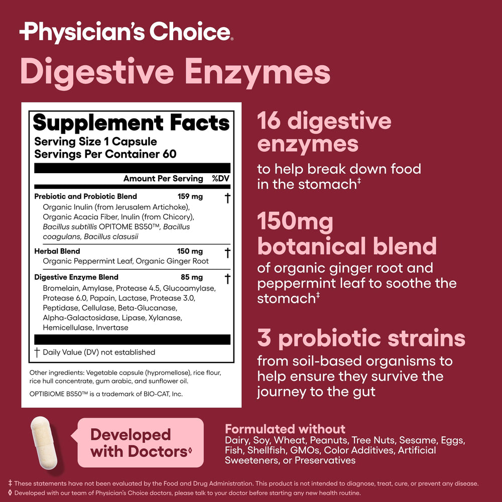 Physician's CHOICE Advanced Gut Health Bundle packaging close-up highlights value.