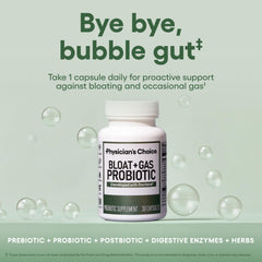 Physician's CHOICE capsules for easy daily probiotic use