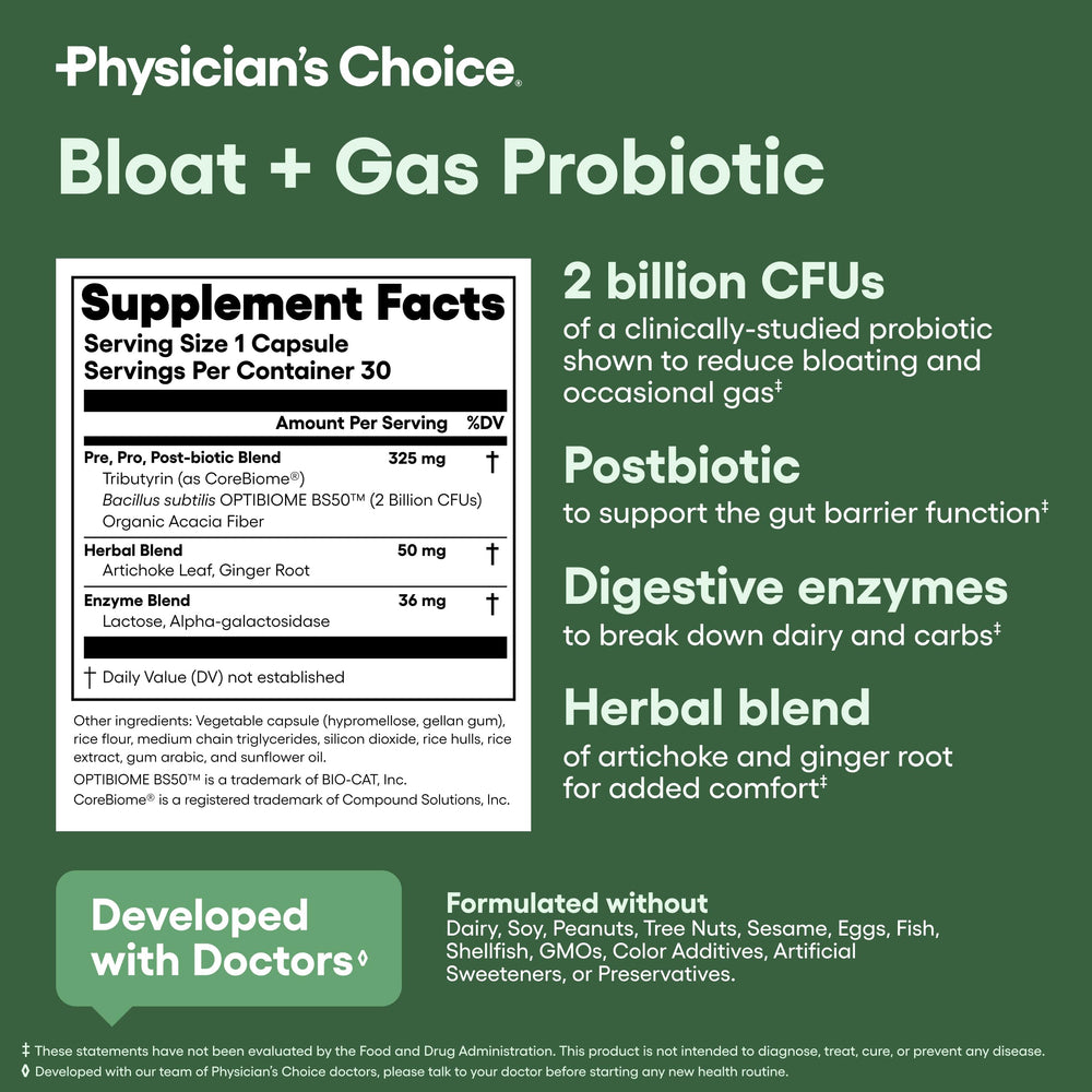 Physician's CHOICE packaging reflects USA-made quality and testing