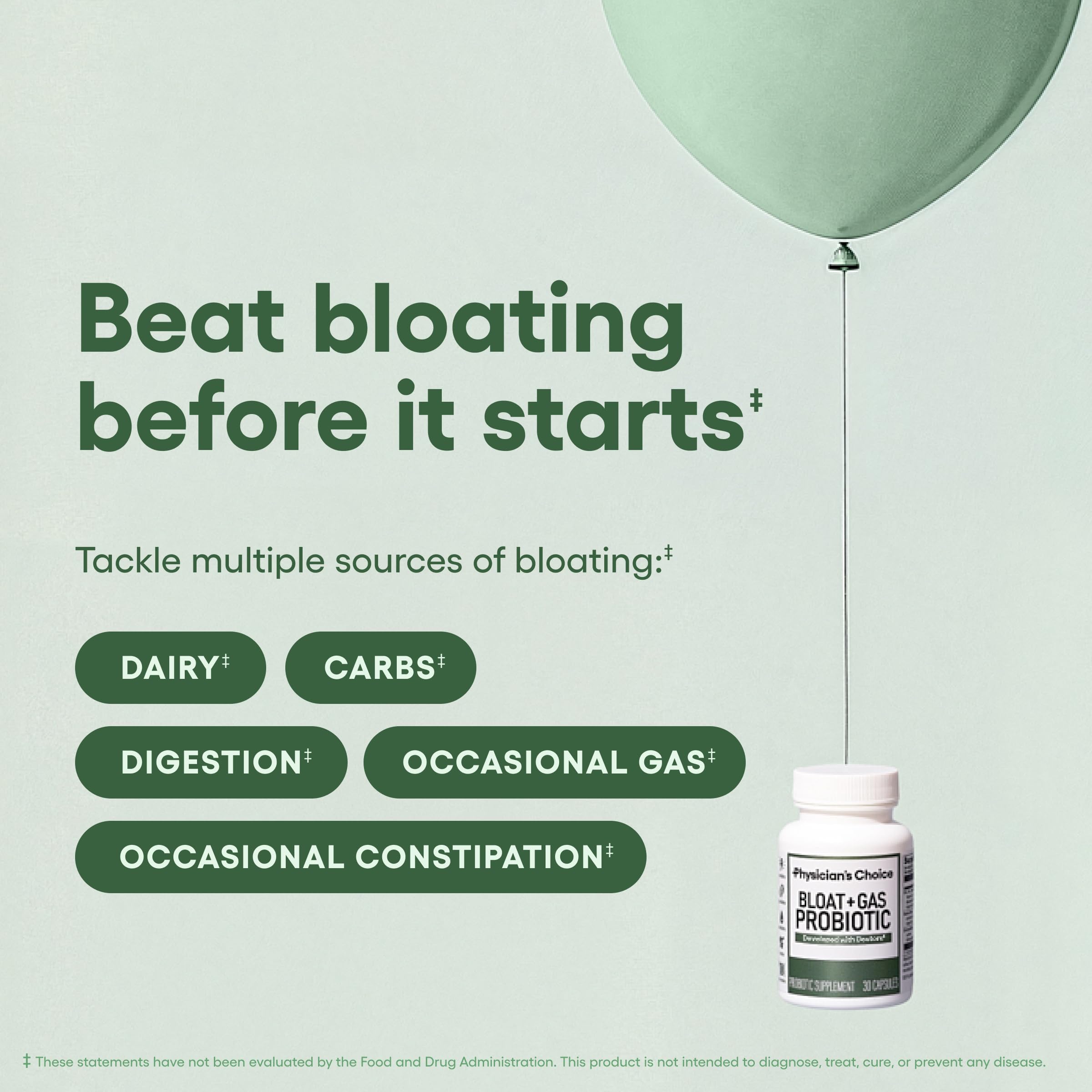 Physician's CHOICE science-backed formula emphasizes gut support
