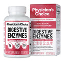 Physician's CHOICE Digestive Enzymes – Multi Enzymes, Probiotics & Organic Prebiotics for Digestive & Gut Health | 30 Ct