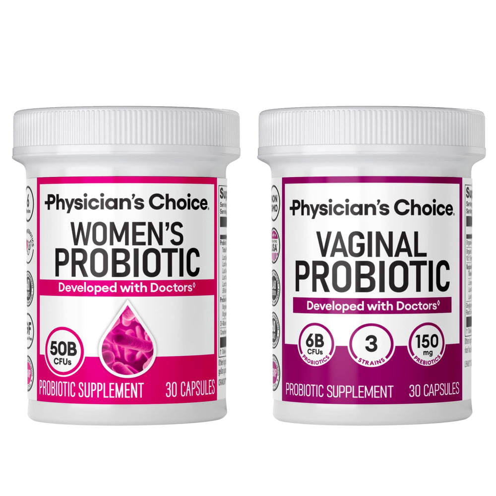 Physician's CHOICE Feminine Power Duo bottle front for daily vaginal and urinary balance.