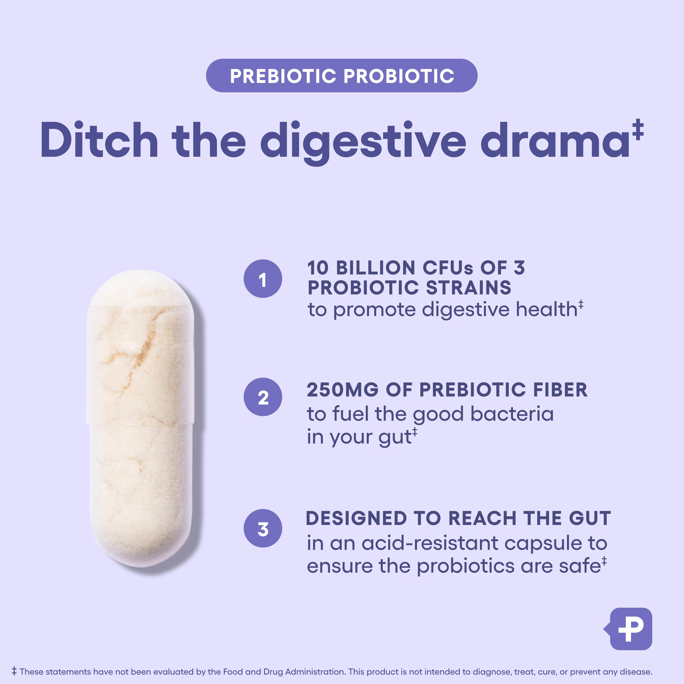 Physician's CHOICE label highlights 10B CFU across 3 Lactobacillus strains.