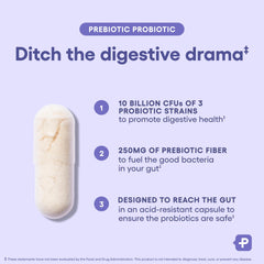 Physician's CHOICE label highlights 10B CFU across 3 Lactobacillus strains.