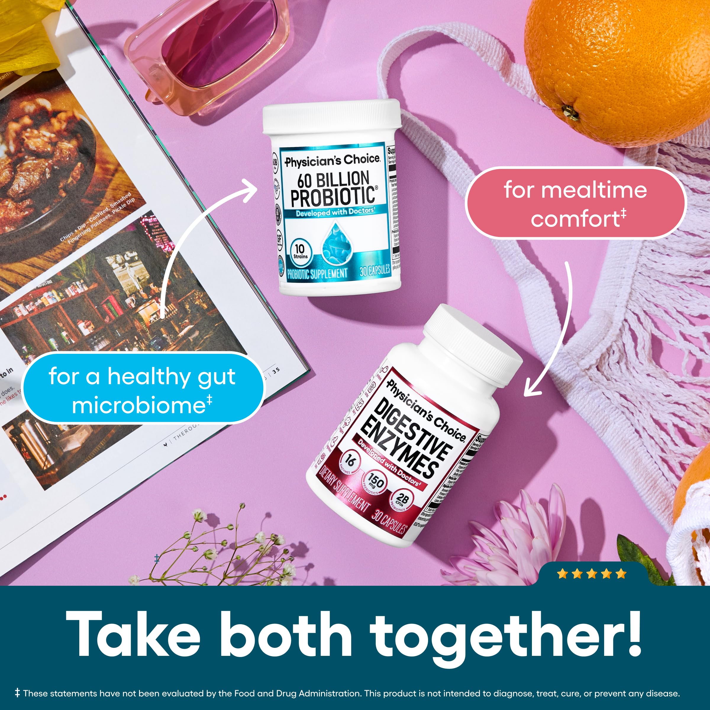Shelf-stable packaging keeps probiotics fresh.