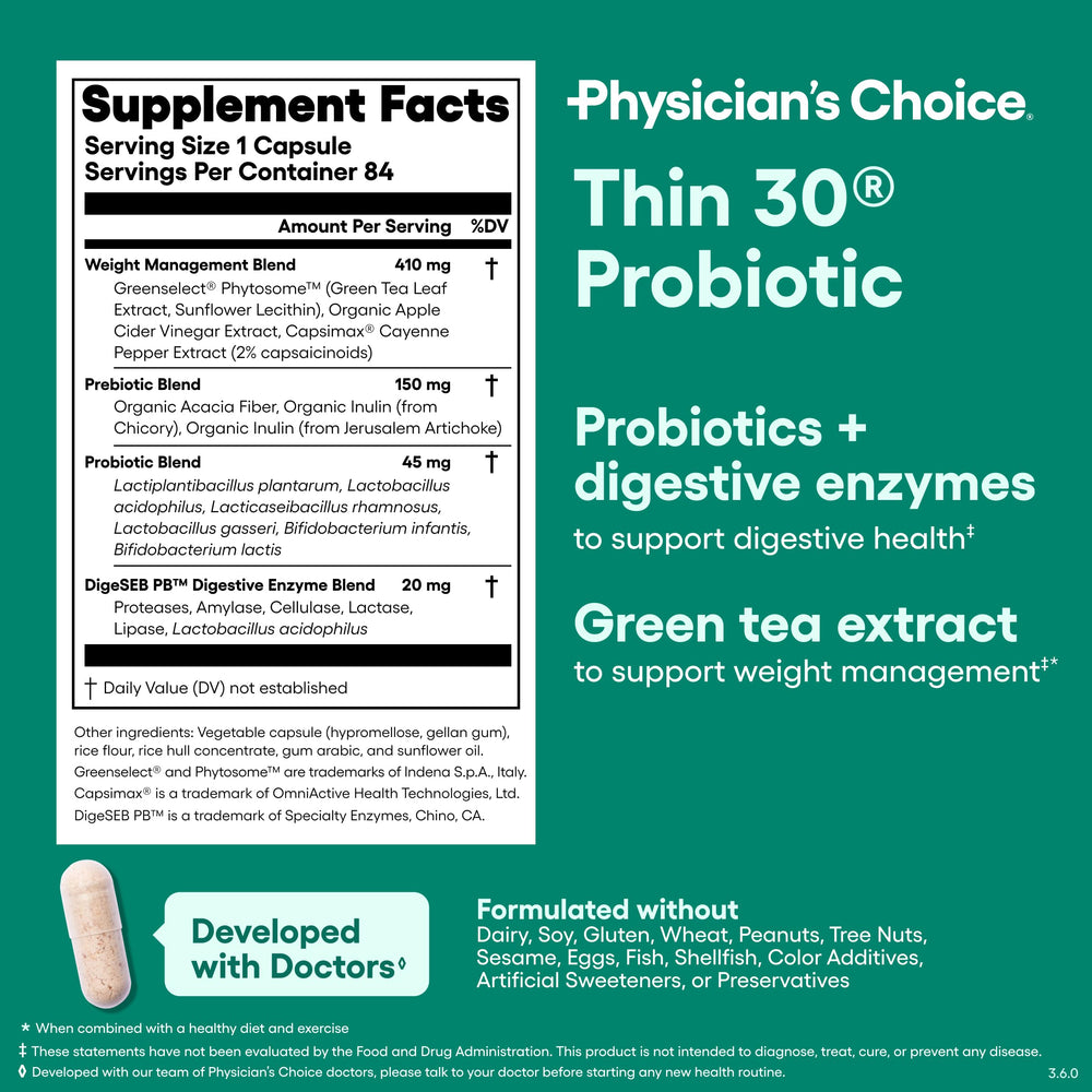 Physician's CHOICE Third-party tested formula ensures quality and purity.