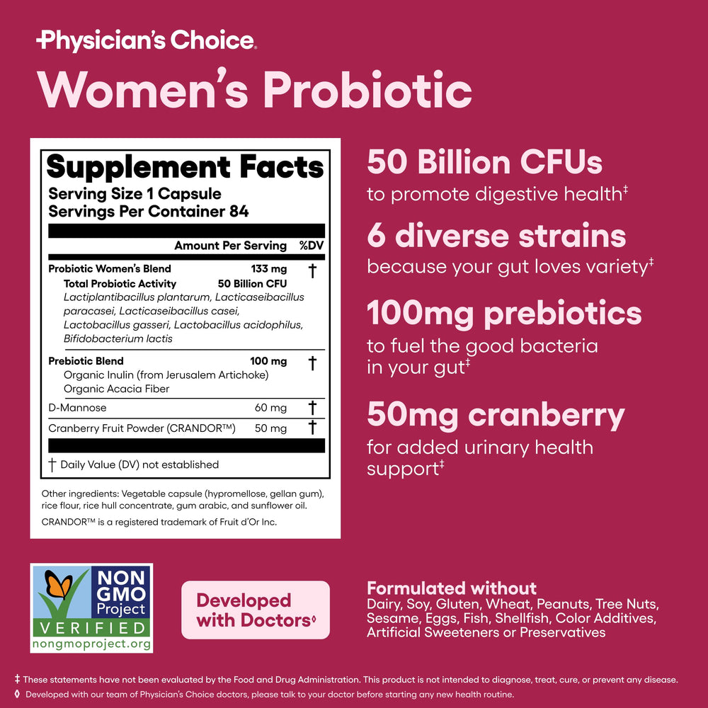 Back label close-up reveals six strains and 50B CFU potency