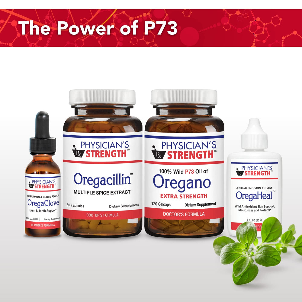 Front packaging of Physician's Strength Oregacillin showing professional quality.