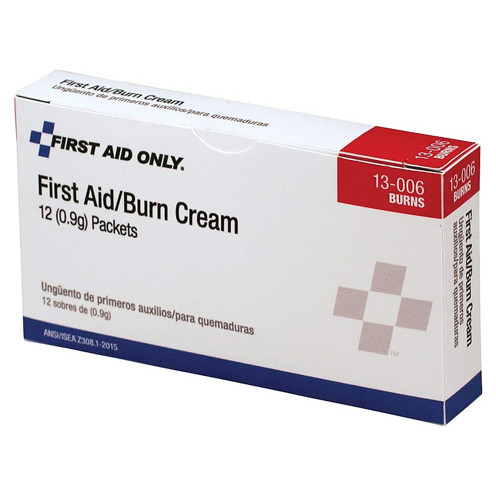 PhysiciansCare burn cream packets for quick infection prevention
