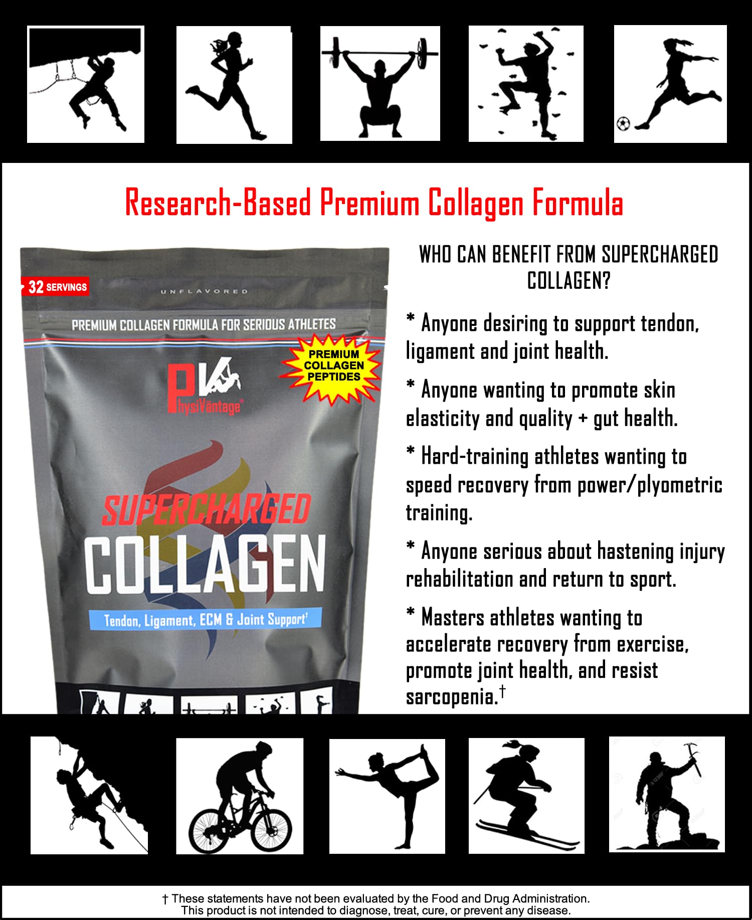 PhysiVantage Supercharged Collagen Vanilla shake in glass highlights tasty flavor integration.