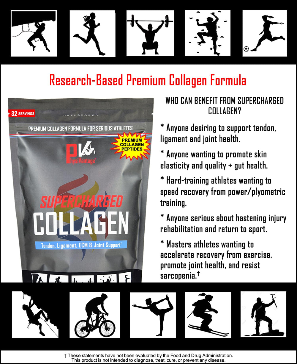 PhysiVantage Supercharged Collagen Vanilla shake in glass highlights tasty flavor integration.