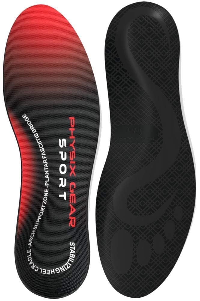 Physix Gear orthotic insole arch support for better foot stability during daily activities.