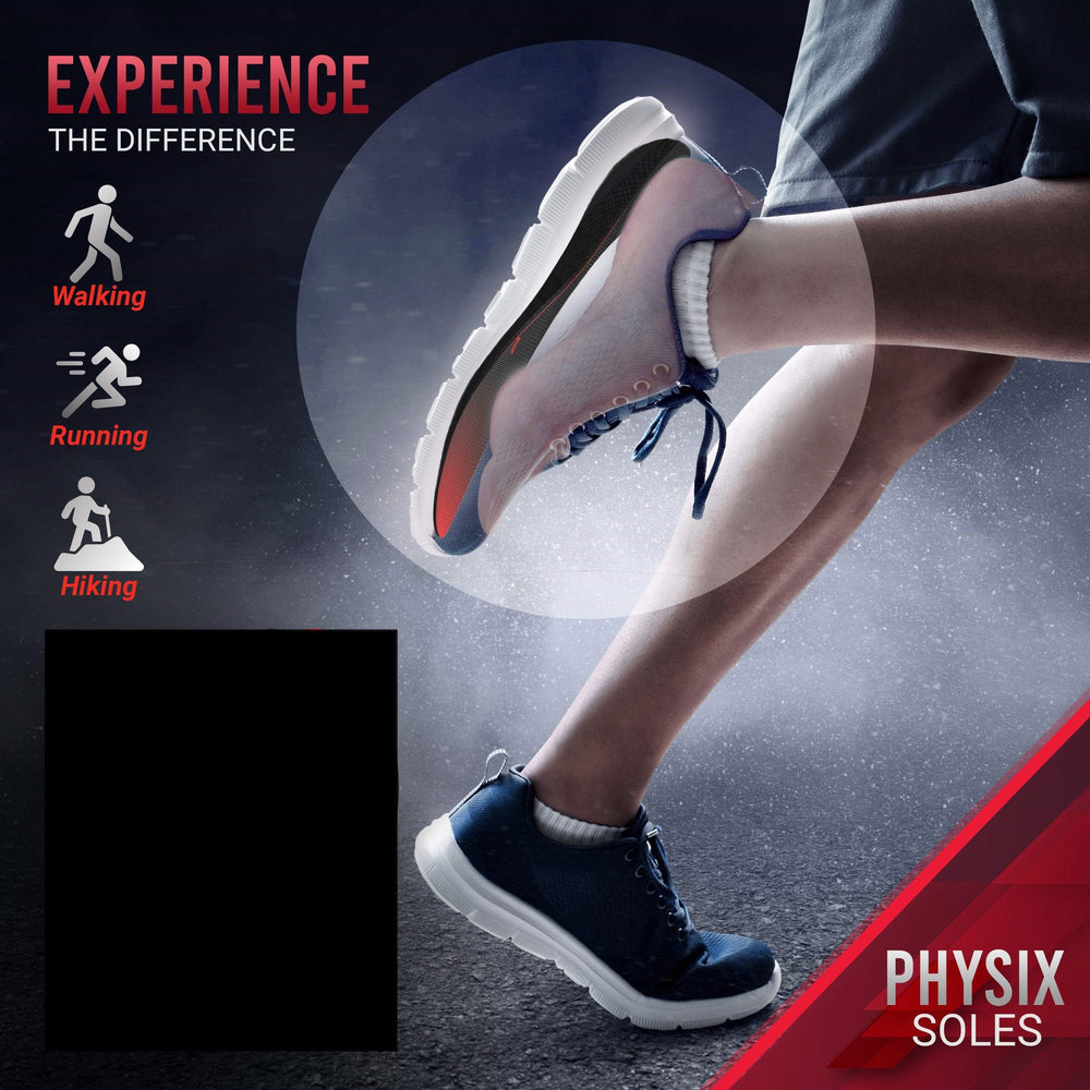Physix Gear orthotic insole snug fit supports most shoes for reliable use.