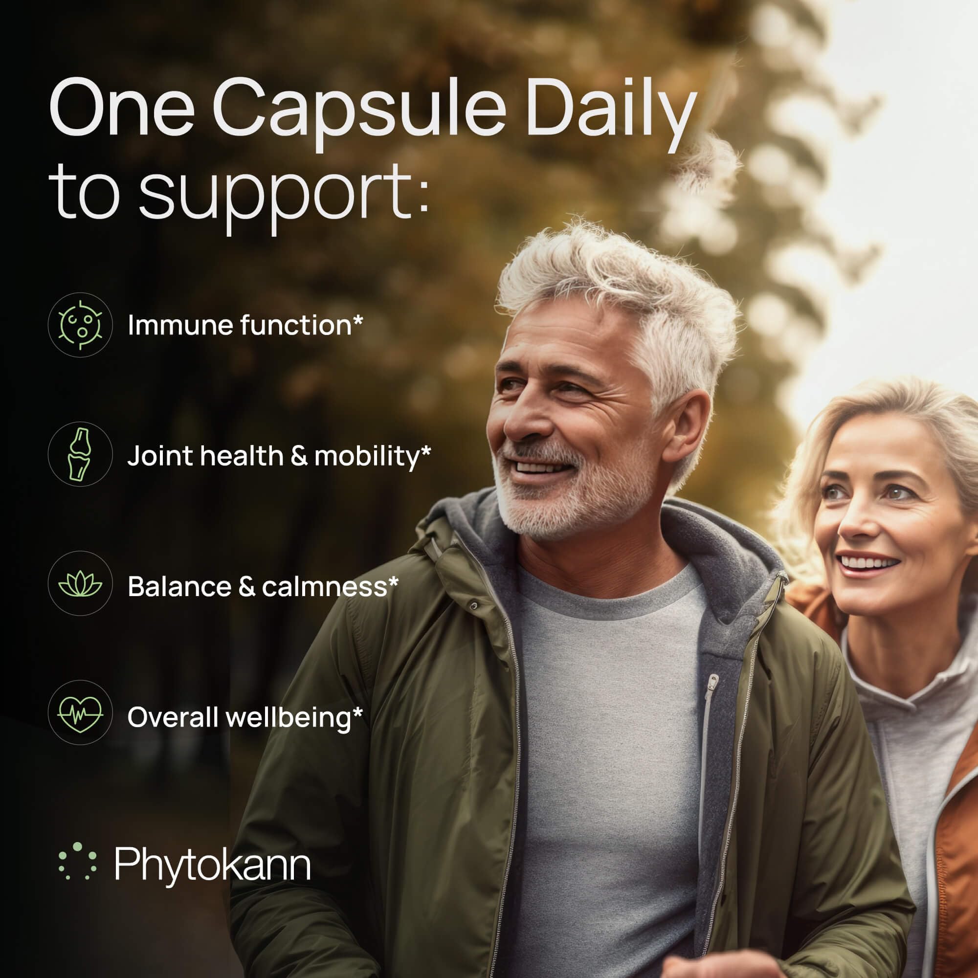 Phytokann hemp oil capsules packaging closeup highlighting omega blend