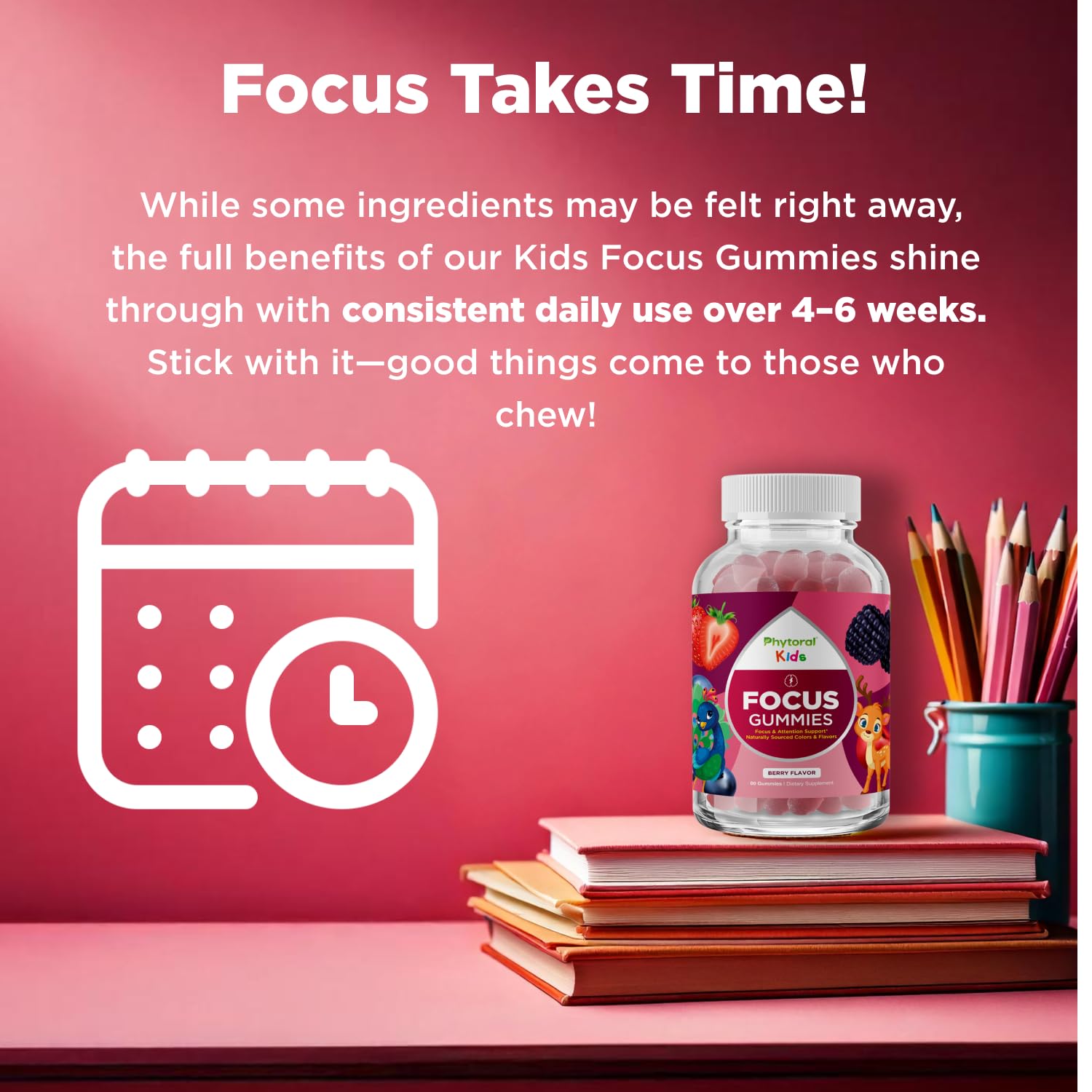 Phytoral Brain Boost ingredients vitamin B6 and B12 for growing minds