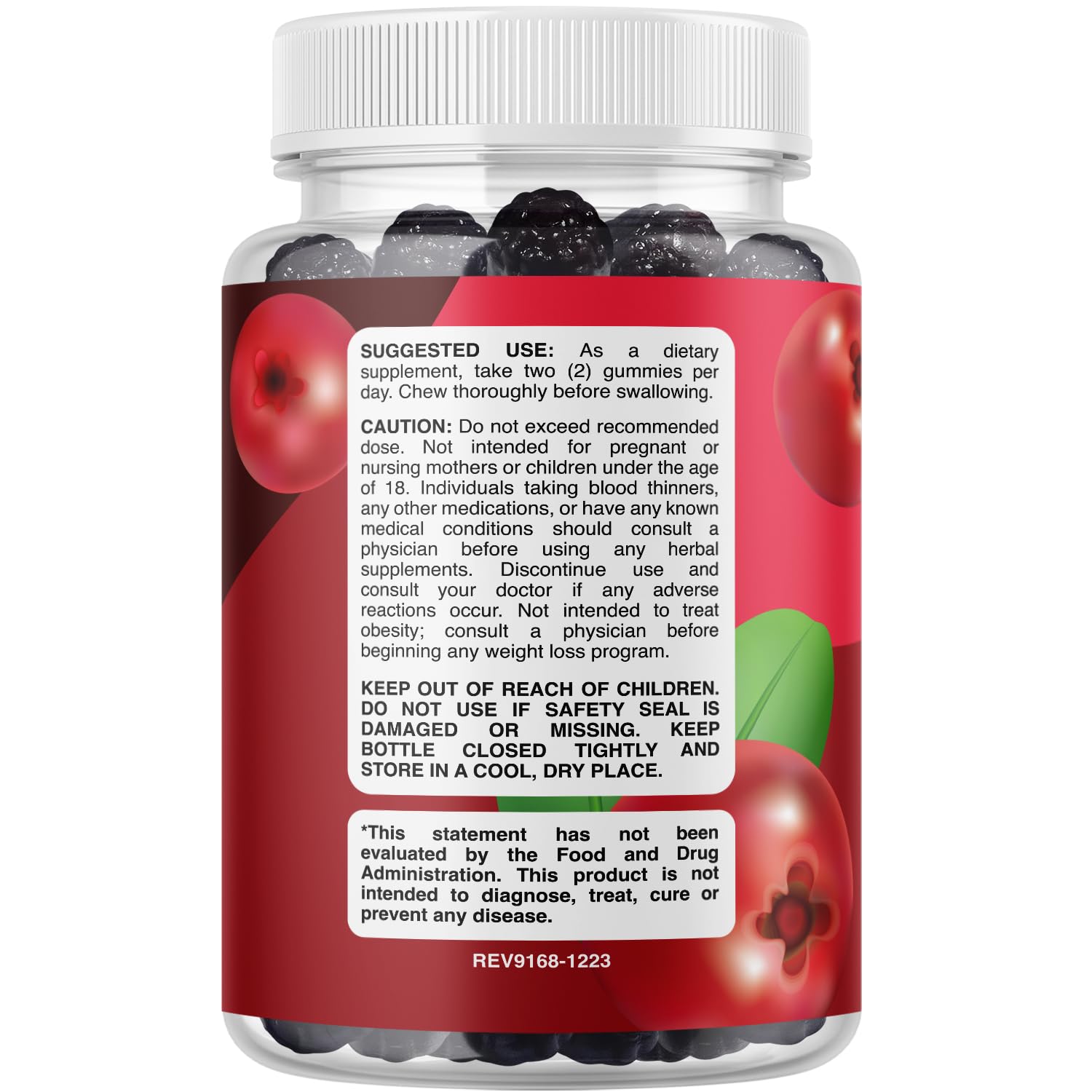 Close-up of Phytoral gummy showing texture for easy daily intake