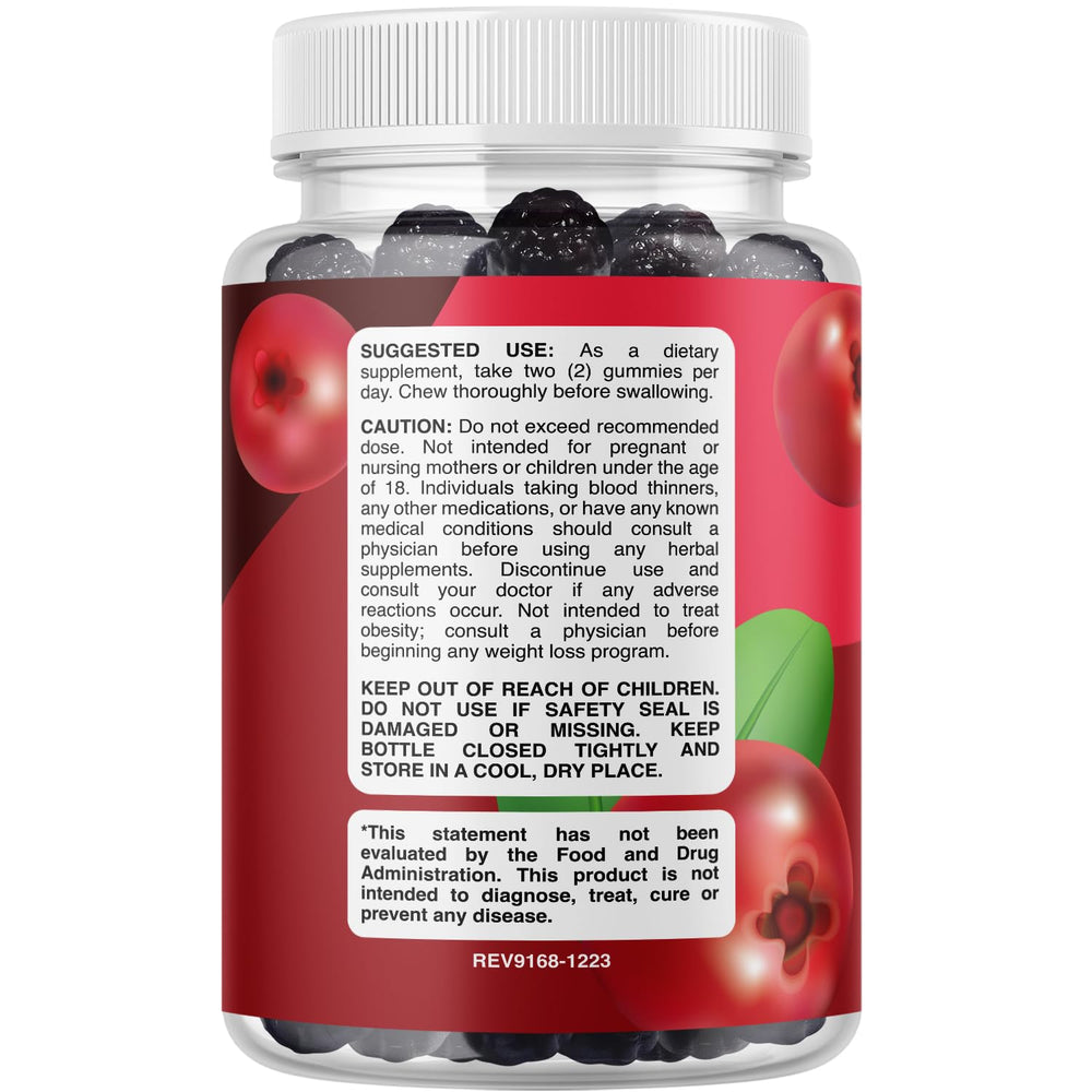 Close-up of Phytoral gummy showing texture for easy daily intake