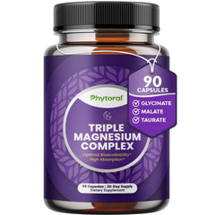 Phytoral magnesium complex bottle front for daily relaxation support