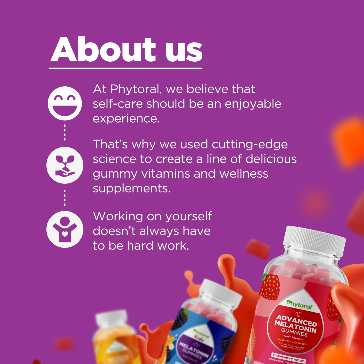Phytoral Iron Gummies for Kids immunity image hints at immune support potential