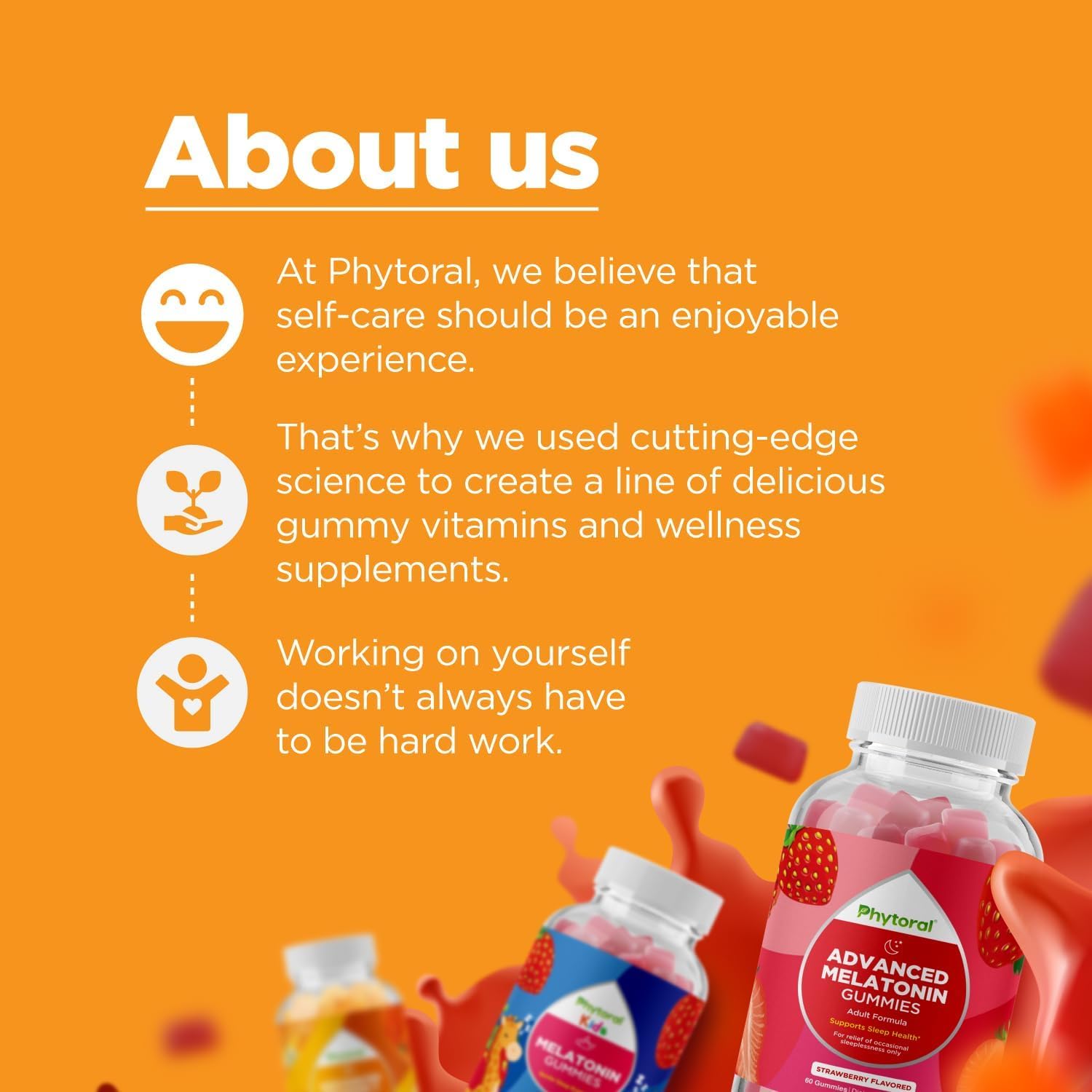 Mango flavored gummies for kids eye vitamins by Phytoral