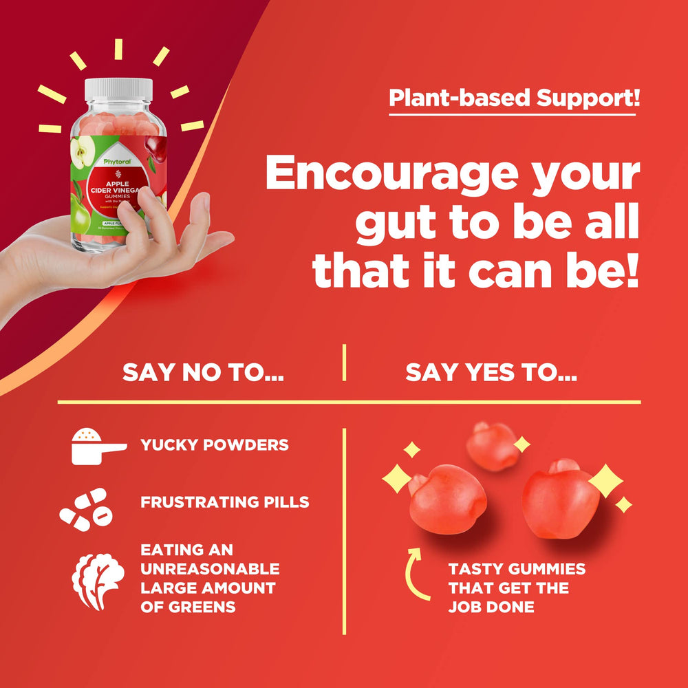 Phytoral on-the-go snack gummies image illustrating portable daily nutrition.